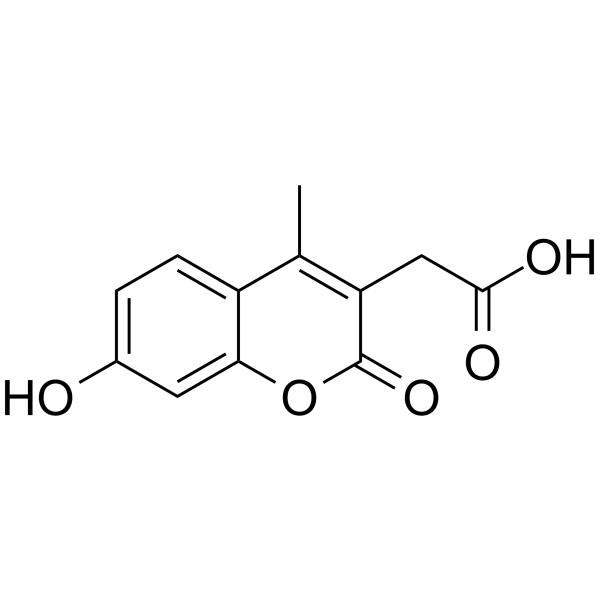 7-Hydroxy-4-methylcoumarin-3-acetic acid图片