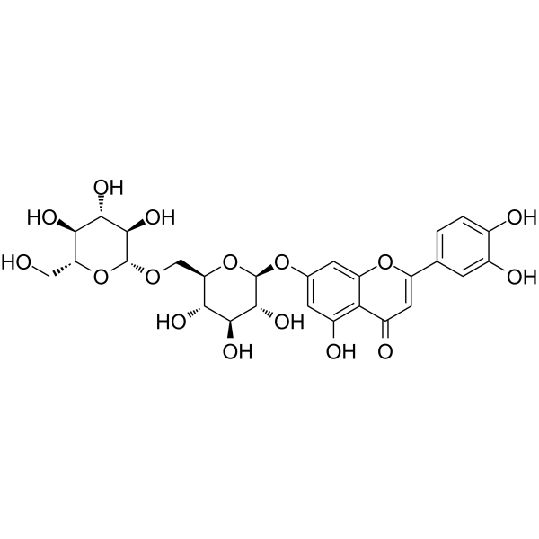 Luteolin-7-O-β-D-glucopyranoside图片