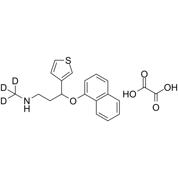 rac Duloxetine 3-Thiophene Isomer-d3 Oxalate图片