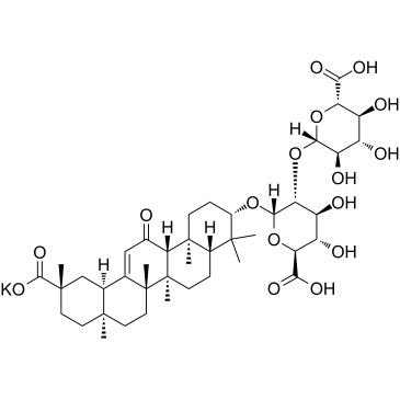 Dipotassium glycyrrhizinate图片