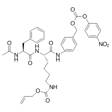 (Ac)Phe-Lys(Alloc)-PABC-PNP图片