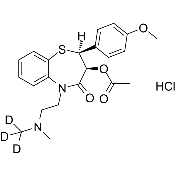 Diltiazem-d3 hydrochloride图片