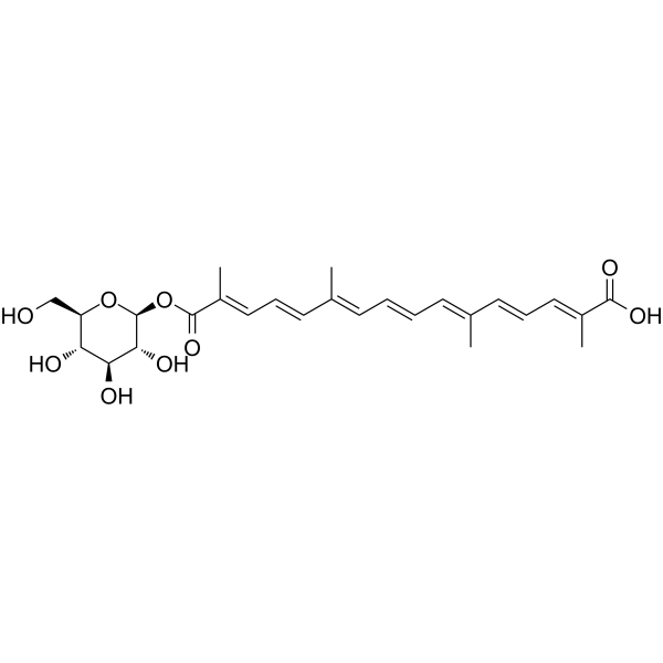 Crocetinβ-D-glucopyranoside图片