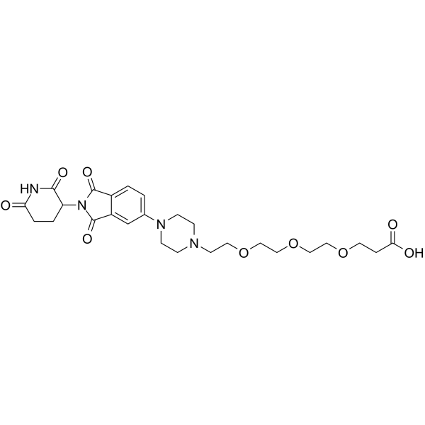Thalidomide-Piperazine-PEG3-COOH图片
