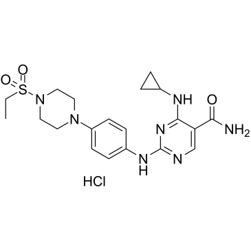 Cerdulatinib hydrochloride图片