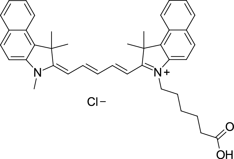 Cyanine5,5 carboxylic acid图片