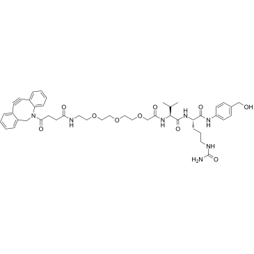 DBCO-PEG4-acetic-Val-Cit-PAB图片