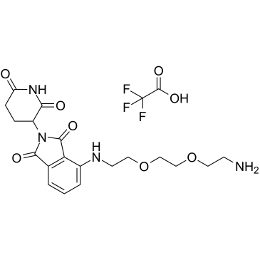 Thalidomide-NH-PEG2-C2-NH2 TFA图片