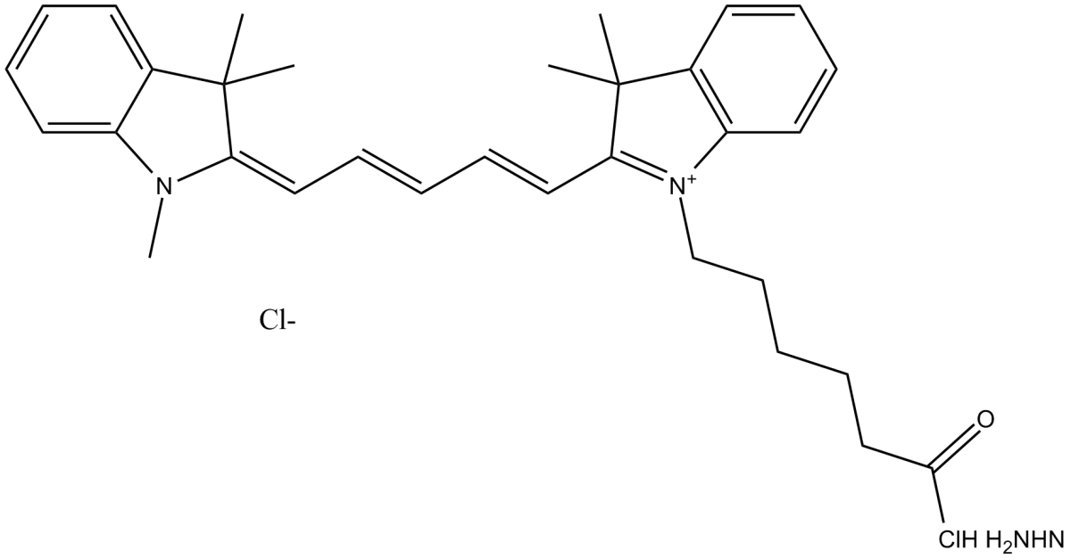 Cy5 hydrazide(non-sulfonated)图片