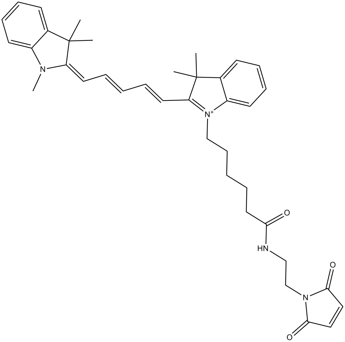 Cy5 maleimide(non-sulfonated)图片