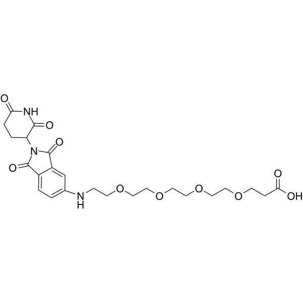 Thalidomide-NH-PEG4-COOH图片