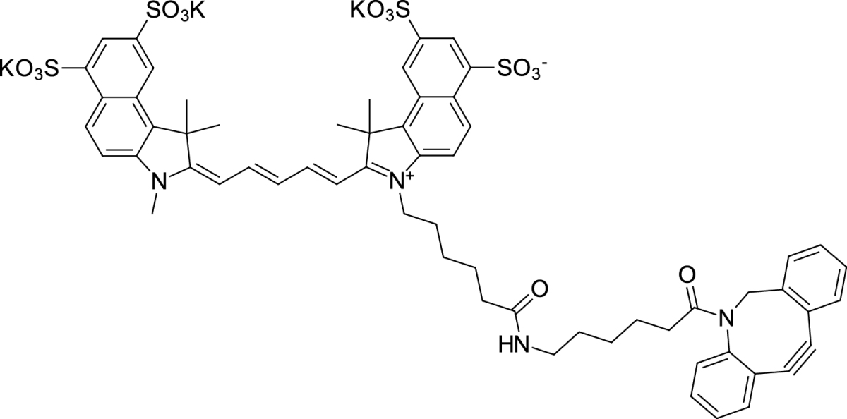 sulfo-Cyanine5,5 DBCO图片