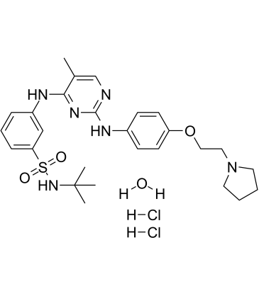 Fedratinib hydrochloride hydrate图片