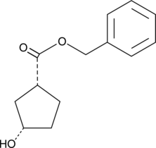 (1S,3R)-3-Hydroxycyclopentane carboxylic acid benzyl ester图片