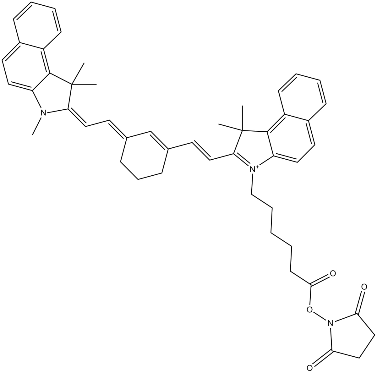 Cy7,5 NHS ester(non-sulfonated)图片