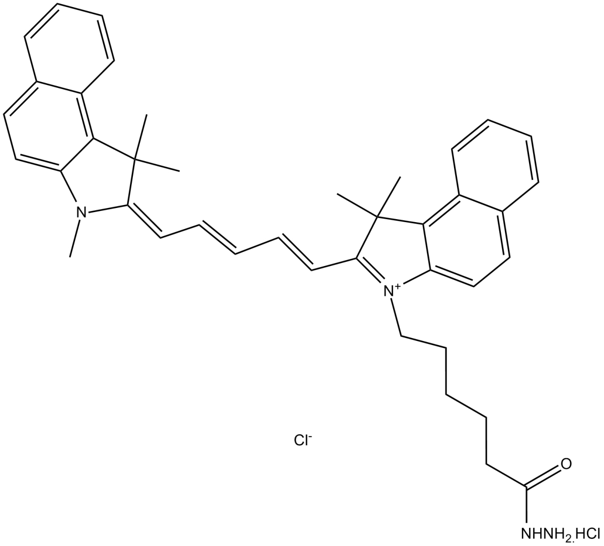 Cy5,5 hydrazide(non-sulfonated)图片