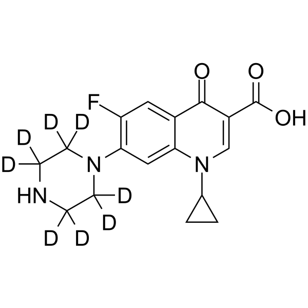Ciprofloxacin-d8图片