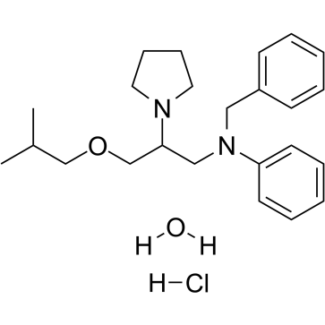 Bepridil hydrochloride hydrate图片