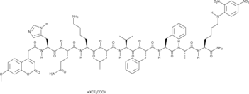 Mca-HQKLVFFA-K(Dnp)-NH2(trifluoroacetate salt)图片