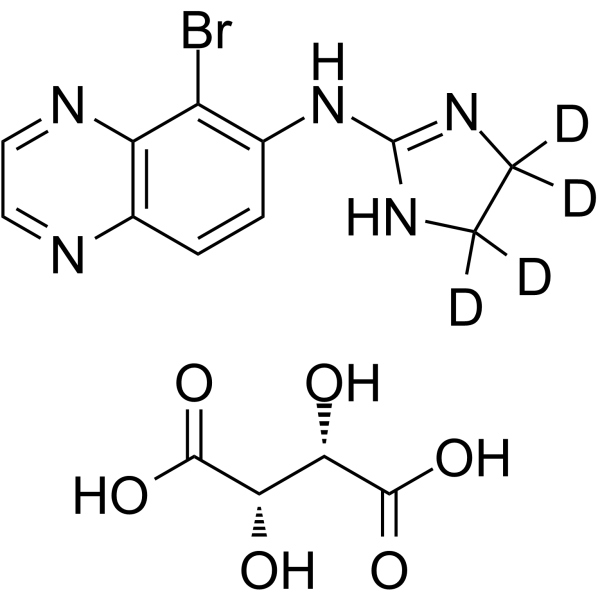 Brimonidine-d4 D-tartrate图片