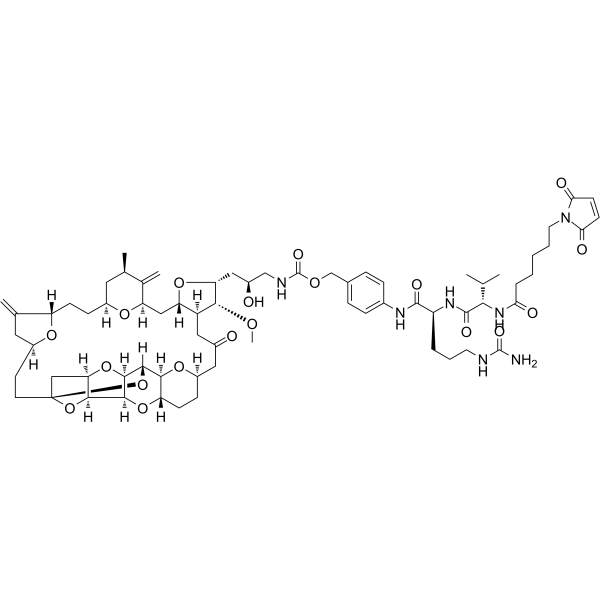 Mal-(CH2)5-Val-Cit-PAB-Eribulin图片