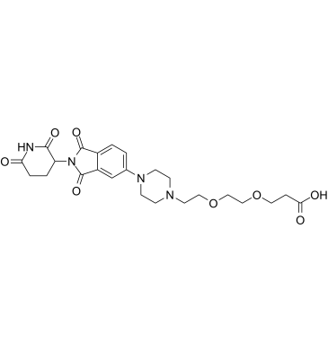 Thalidomide-Piperazine-PEG2-COOH图片