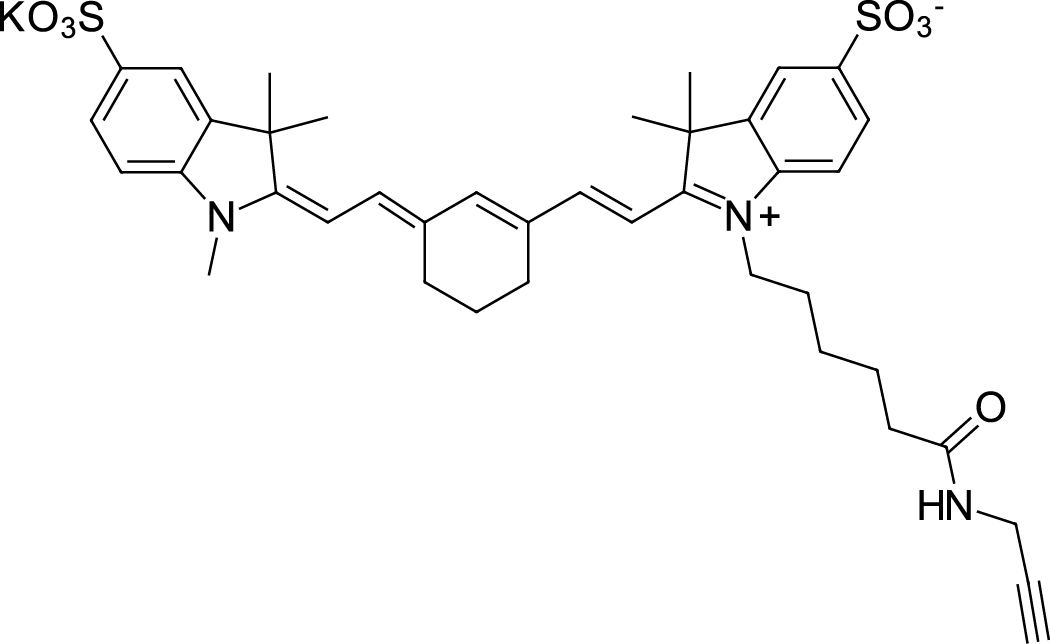 Sulfo-Cyanine7 alkyne图片