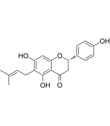(2S)-6-Prenylnaringenin图片