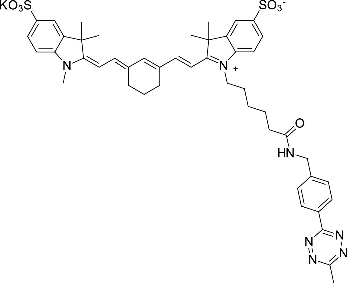 Sulfo-Cyanine7 tetrazine图片