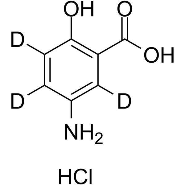 5-Aminosalicylic Acid-D3 hydrochloride图片