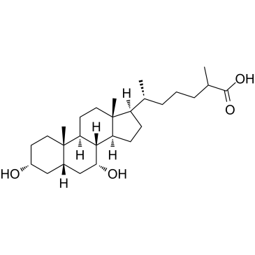 3α,7α-Dihydroxycoprostanic acid图片