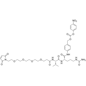 Mal-PEG4-Val-Cit-PAB-PNP图片