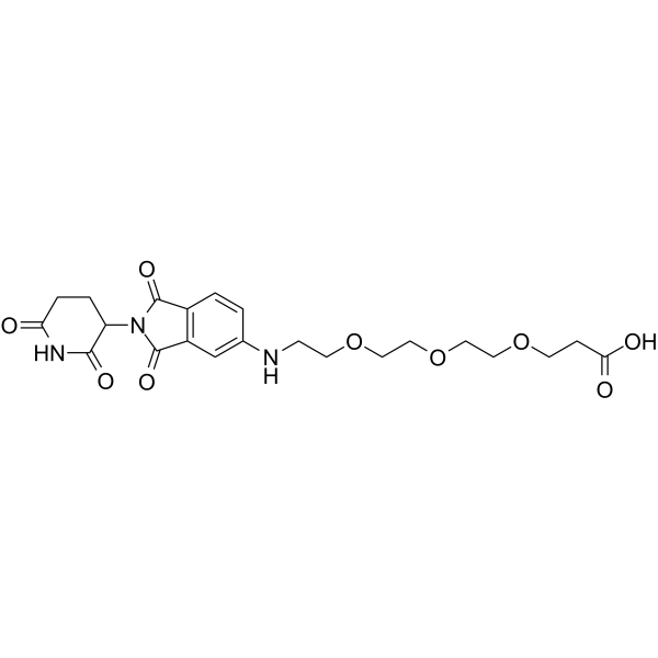 Thalidomide-NH-PEG3-COOH图片