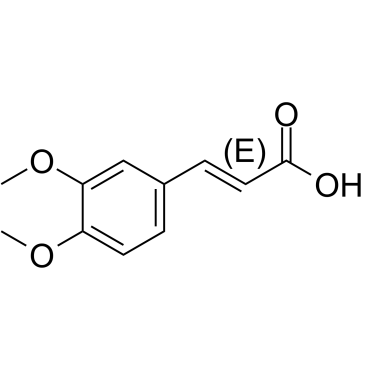 (E)-3,4-Dimethoxycinnamic acid图片