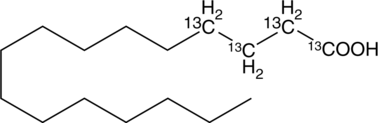 Palmitic Acid-13C(C1,C2,C3,and C4 labeled)图片