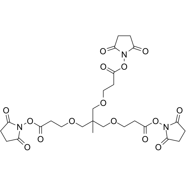m-C-tri(CH2-PEG1-NHS ester)图片