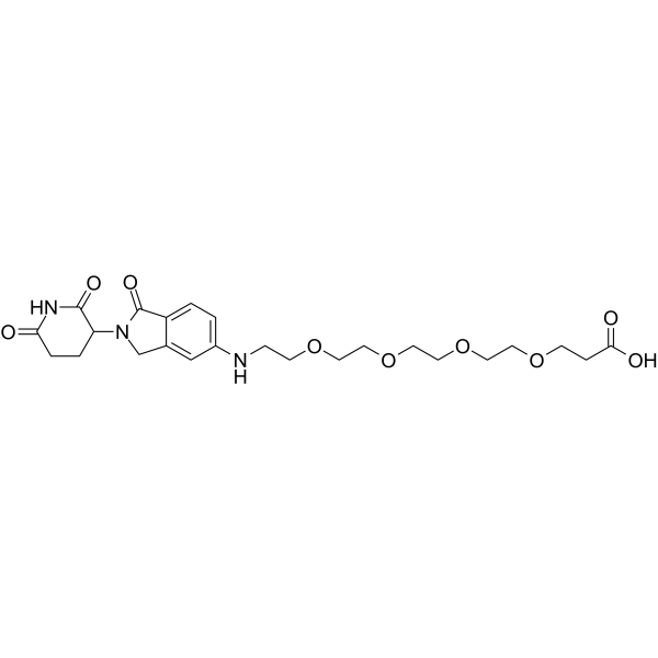 Glutarimide-Isoindolinone-NH-PEG4-COOH图片