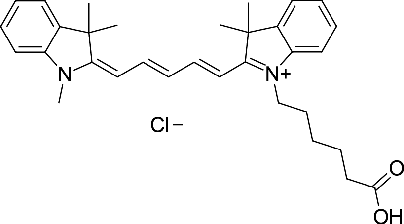 Cyanine5 carboxylic acid图片