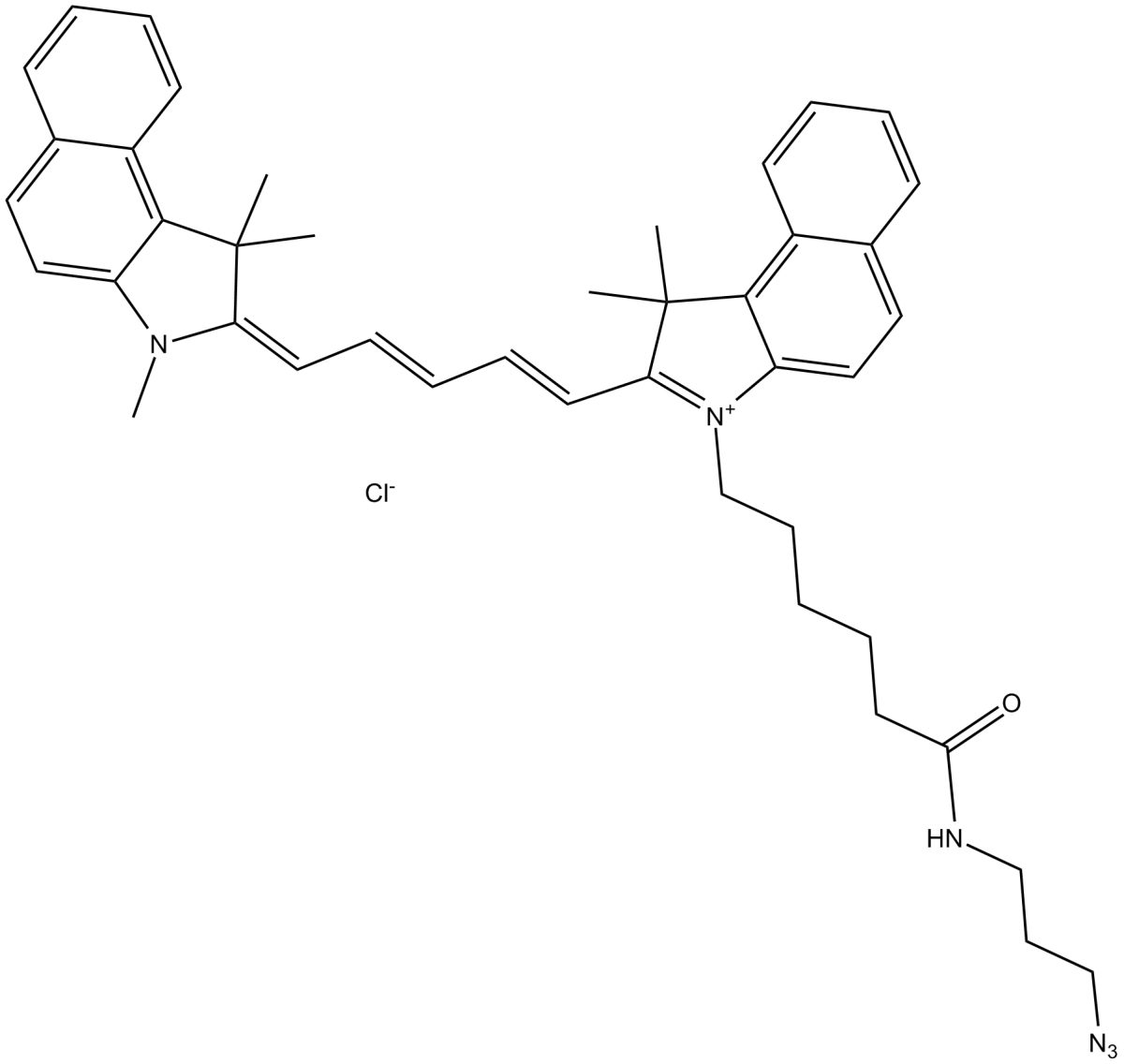 Cy5,5 azide(non-sulfonated)图片