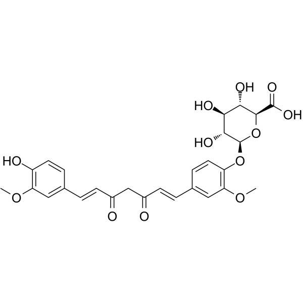 Curcumin-β-D-glucuronide图片