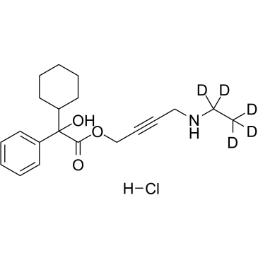 N-Desethyl Oxybutynin D5 hydrochloride图片