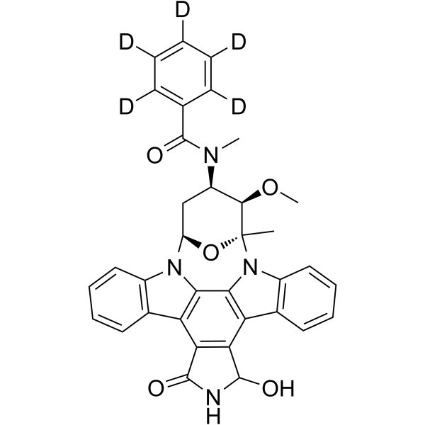 3-Hydroxy Midostaurin-D5图片