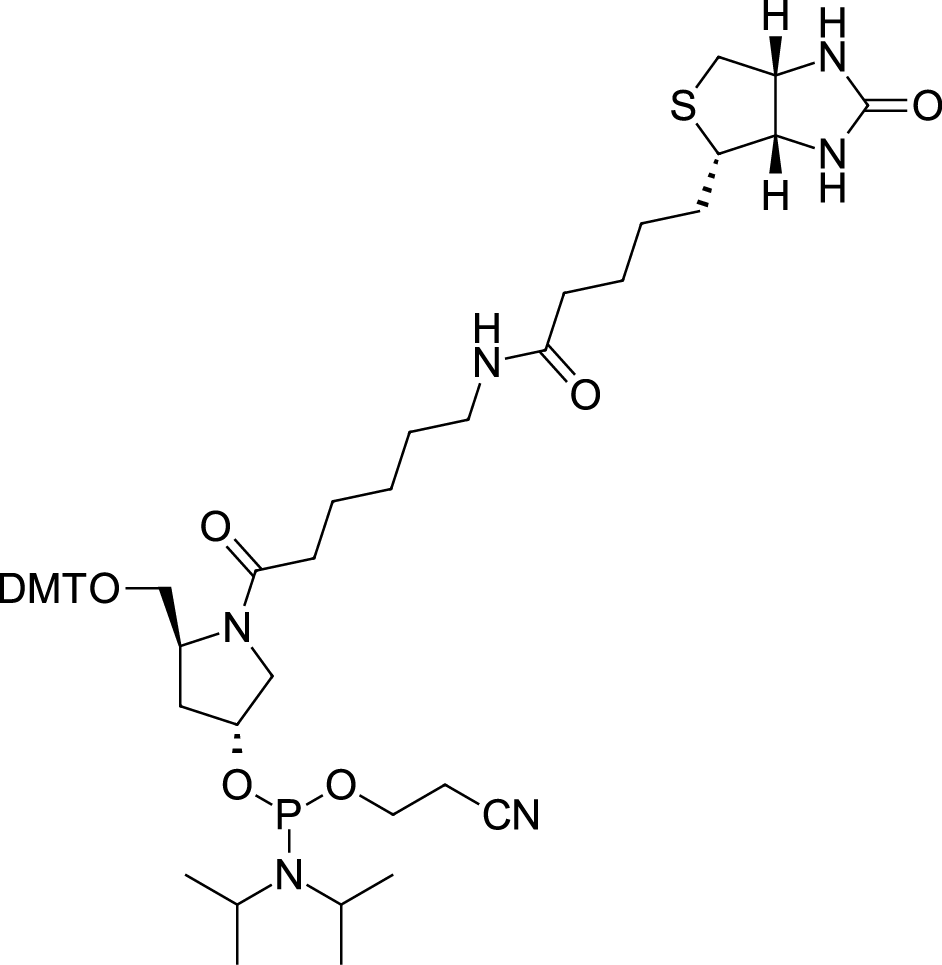 Biotin phosphoramidite(hydroxyprolinol)图片