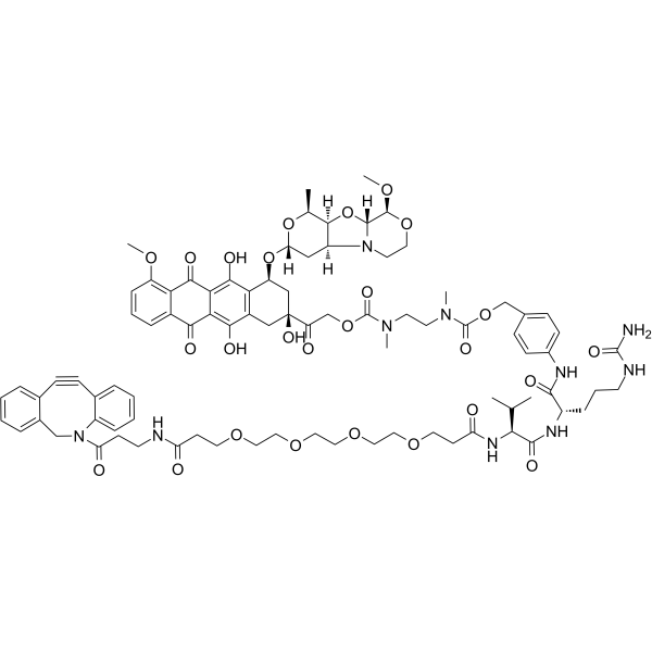 DBCO-PEG4-VC-PAB-DMEA-PNU-159682图片