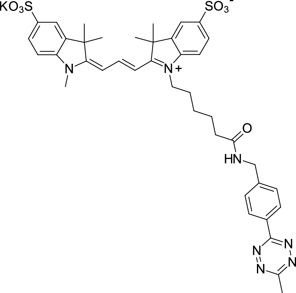 Sulfo-Cyanine3 tetrazine图片