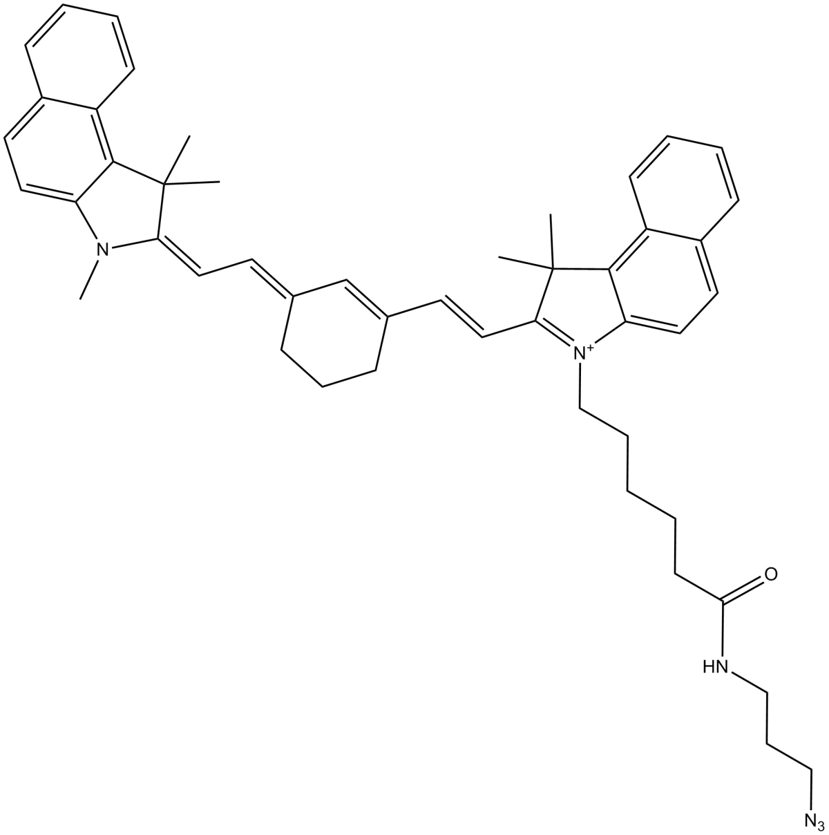 Cy7,5 azide(non-sulfonated)图片
