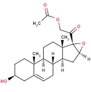 16,17-Epoxy-21-acetoxypregnenolone图片