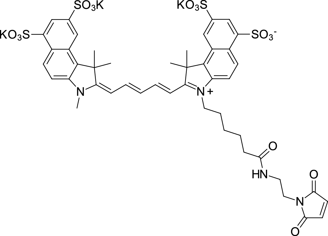 Sulfo-Cyanine5,5 maleimide图片