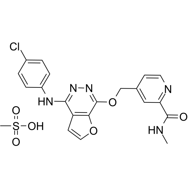 Telatinib mesylate图片