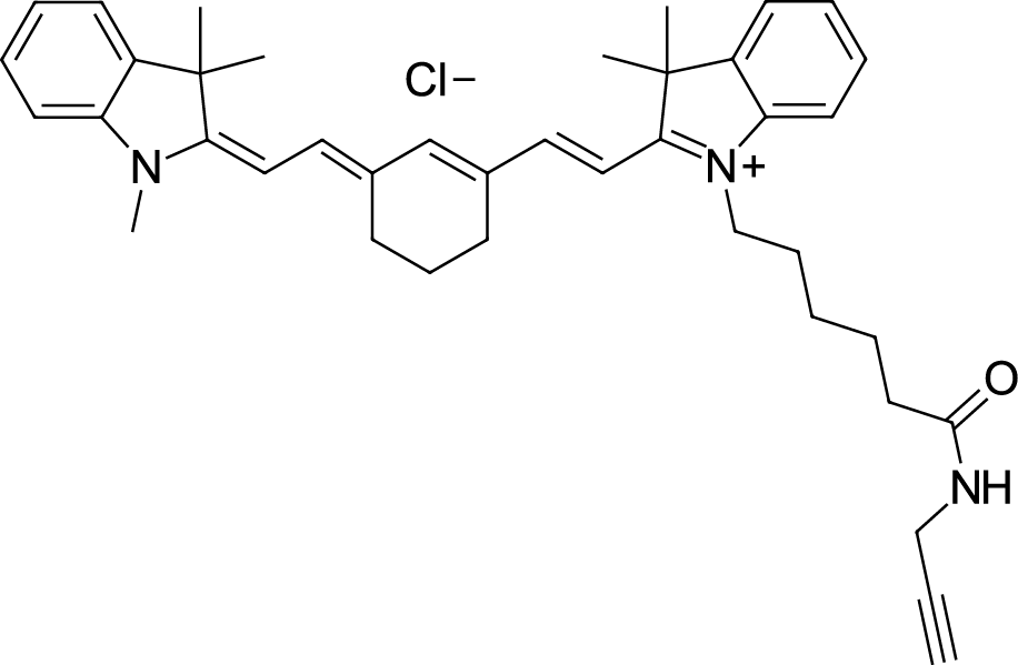 Cyanine7 alkyne图片